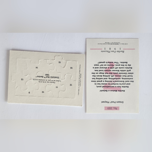 Barbie Fashion Trading Cards Lot of 3 Packs 1991 Vintage Sealed Mattel 1188 - Picture 8 of 8